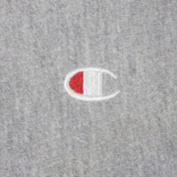 CHAMPION Reverse Weave VINTAGE Hoodie Sz Medium Gray C Logo 1990s Sweatshirt Y2K - Picture 3 of 14